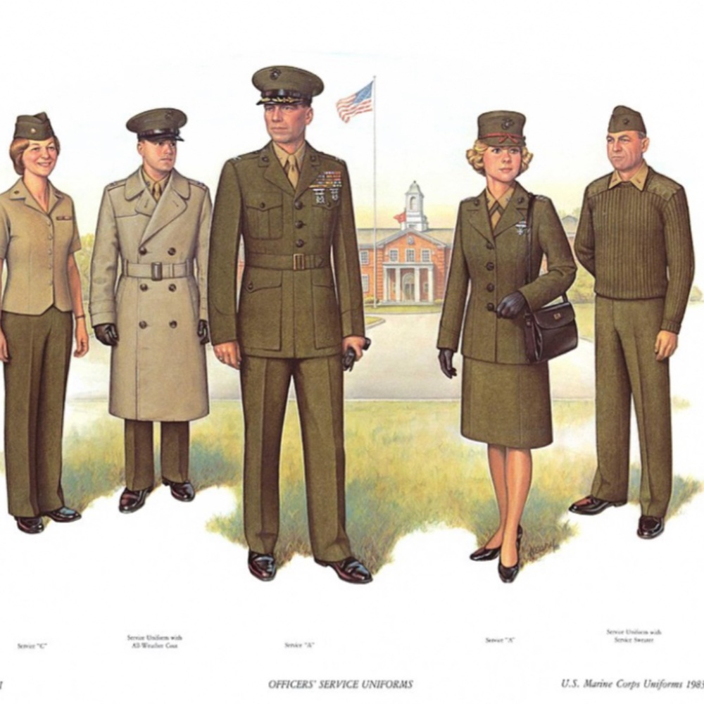 Marine Corps female “Service Alpha” blouse